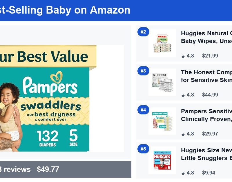 Top 5 Best-Selling Baby on Amazon — July 2026