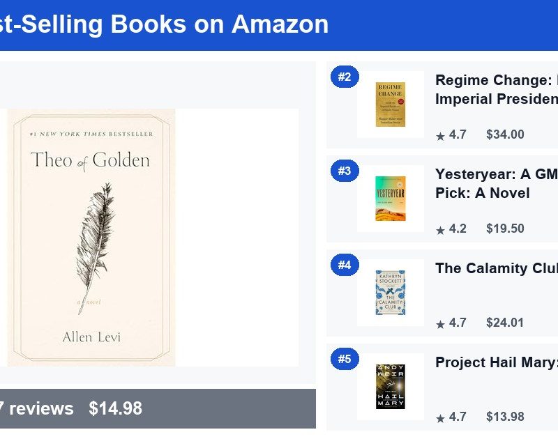 Top 5 Best-Selling Books on Amazon — July 2026